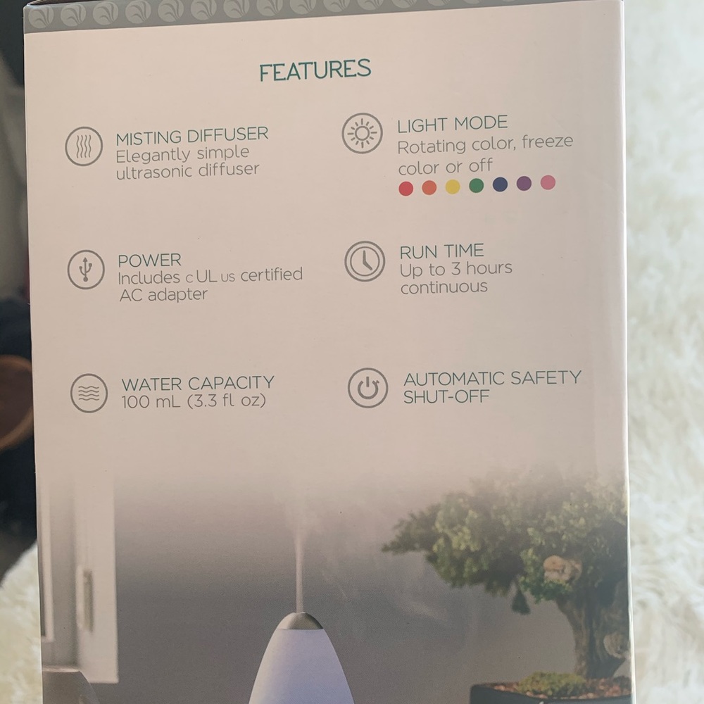 Pure mist essential oil diffuser - Picture 3 of 3